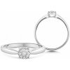 Sofia Diamonds zlatý zásnubný prsteň s diamantmi UDRG50435W H I1