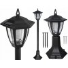 Solárna lampa štýl LAMPÁŠ 1 LED 89cm dekorácia do záhrady na terasu balkón P-589