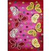 Spoltex , Kusový koberec Toys Lilla C259, 133x195, ružová, detská izba