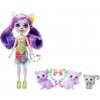 ENCHANTIMALS Sunshine Beach rodinka lemurů Lorinda Lemur, Mattel HRX86