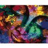 Diamondi Diamantové maľovanie - ABSTRAKTNÝ BUDHA Rámovanie: vypnuté plátno na rám, Rozmer: 40x50 cm
