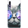Odolné silikónové puzdro iSaprio - Galaxy Cat - Huawei P20 Pro