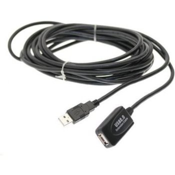 PremiumCord USB 2.0 repeater a prodlužovací kabel A/M-A/F 5m