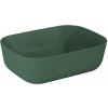 Elita Reni umývadlo 45.5x32.5 cm obdĺžnik pultové umývadlo zelená RE040460037010