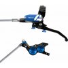 MTB Brzda HOPE Tech 4 V4 black/blue Brzda: Zadná