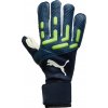 Pánske brankárske rukavice Puma FUTURE PRO HYBRID tmavo modrá,biela,zelená