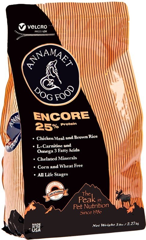 Annamaet dog Encore 25% protein 2,27 kg