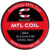 Coilology predmotané špirálky pre MTL 0,9ohm