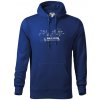 Profil kopca - Malá Fatra - Mikina pánska Cape s kapucňou - 2XL ( Kráľovská modrá )