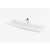 Umývadlo Ravak Clear 80x38 cm otvor pre batériu, bez prepadu CLEARUM80