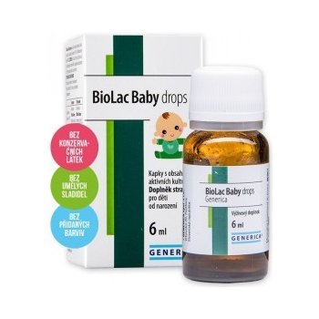 Generica Biolac baby drops od 3. mesiaca 6 ml