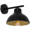 Luminex | Nástenná lampa SVEN 1xE27/15W/230V čierna/zlatá | LU9141