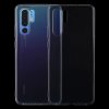 Gumený kryt Transparent na Huawei P30 Pro - priesvitná