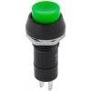 INÁ Spínač tlačidlový okrúhly zelený