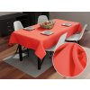 Biante Dekoračný obdĺžnikový obrus Rongo RG-037 Koralový 140x220 cm