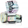 Boxerské rukavice Fairtex BGV14 Painter biele Veľkosť rukavíc: 14oz