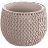 Kvetináč SPLOFY BOWL s vkladom 18 cm - farba: mocca
