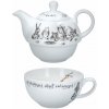 Mikasa Čajník a Hrnček V&A Alica v krajine zázrakov, porcelán, 250 ml VAAWT41