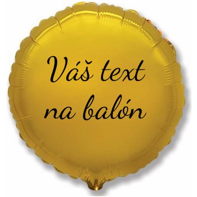 Personal Fóliový balón s textom Zlatý kruh 45 cm