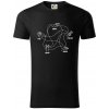 Kameň nožnice papier Spock - Tričko z organickej bavlny - L ( Čierna )