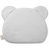 Mušelínový plochý vankúš Teddy Bear Sleepee Grey sivá