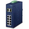 PLANET Technology Planet IGS-4215-8T2S průmyslový L2 switch, 8x1Gb, 2x1Gb SFP, dual 9-48VDC, -40~75°C, IP30 IGS-4215-8T2S