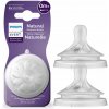 Avent Philips savička Natural Response 2 novorozenecký průtok 2 ks transparentni