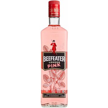 Beefeater Pink Strawberry 37,5% 1 l (čistá fľaša)