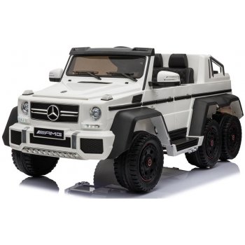 Mamido Elektrické autíčko Mercedes Benz G63 6x6 MP4 LCD biela