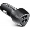 FORCELL CC50-2A17W nabíjačka do auta 2xUSB 17W CARBON čierna (Autonabíjačka na 2 vstupy bez kábla 17W)