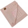 Eko deka kašmírová s velúrovou podšívkou Rose Pink