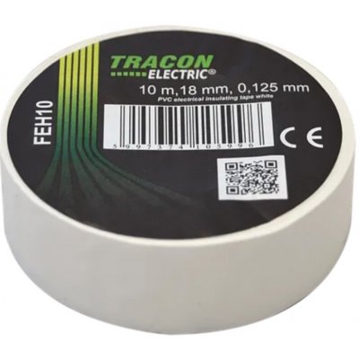 Tracon electric Páska izolačná 18 mm x 10 m biela