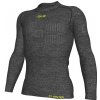 Alé Cycling zimné cyklistické funkčné tričko Seamless Wool pánske sivé 2XS