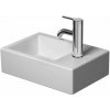 Duravit Vero Air Umývadielko, 38x25 cm, bez prepadu, otvor na batériu vpravo, biela 0724380000