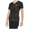 100% SPEEDLAB Cyklistický dres s krátkym rukávom - AIRMATIC W - čierna/hnedá