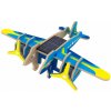 Nixim 3D Puzzle Bombardovacie lietadlo farebné solárne 6ks