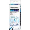 Monami color sada popisovačov na kaligrafiu a ilustrácie Twin Brush Ocean Blue set 6ks