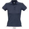 SOL's Collection Polokošile People, krátký rukáv, dámská COT25131000305-navy 2XL Navy