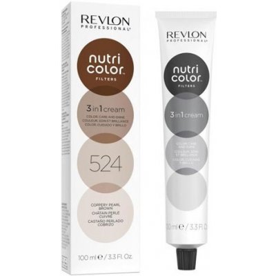 Revlon Nutri Color Filters Barevná maska na vlasy 524 Coppery pearl brown 100 ml