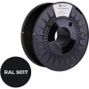 C-Tech Premium Line PETG dopravní černá, RAL9017, 1,75mm, 1kg