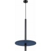 Sollux Lighting Feltro závesné svietidlo 1x8 W čierna-modrá SL.1881