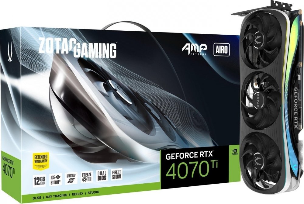 Zotac GeForce RTX 4070 Ti GAMING AMP Extreme AIRO 12GB GDDR6X ZT-D40710B-10P