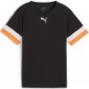 Puma Futbalové tričko INDIVIDUALRISE JERSEY JR čierna biela oranžová