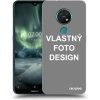 Púzdro Picasee silikónové Nokia 7.2 - Vlastné design/motiv čiré