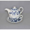 ZELENÝ Cibulák Súprava čajová Duo 0,45l Originálny Český Porcelán Dubí