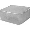 Compactor Textilný úložný box na odevy a prikrývky so zipsom Boston 46 x 46 x 20,5 cm