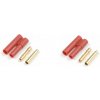 Fusion Konektor zlacený 4.0mm s plastovým krytem 1 pár (FO-FS-GC04P/02)