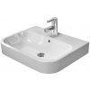 Duravit Happy D.2 - Umývadlo 60x46 cm, s prepadom, s otvorom na batériu, biela 2315600000