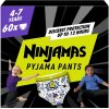 PAMPERS Ninjamas Pyjama Pants Kozmické lode 4 – 7 rokov (60 ks)