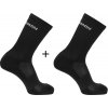 Ponožky SALOMON Evasion Crew 2Pack Black - 2 páry Čierna 36-38